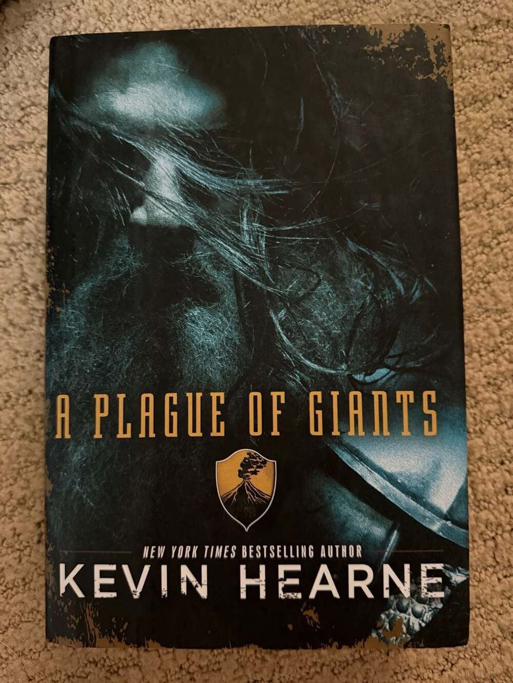 First Edition A Plague of Giants by Kevin Hearne Hardcover Book